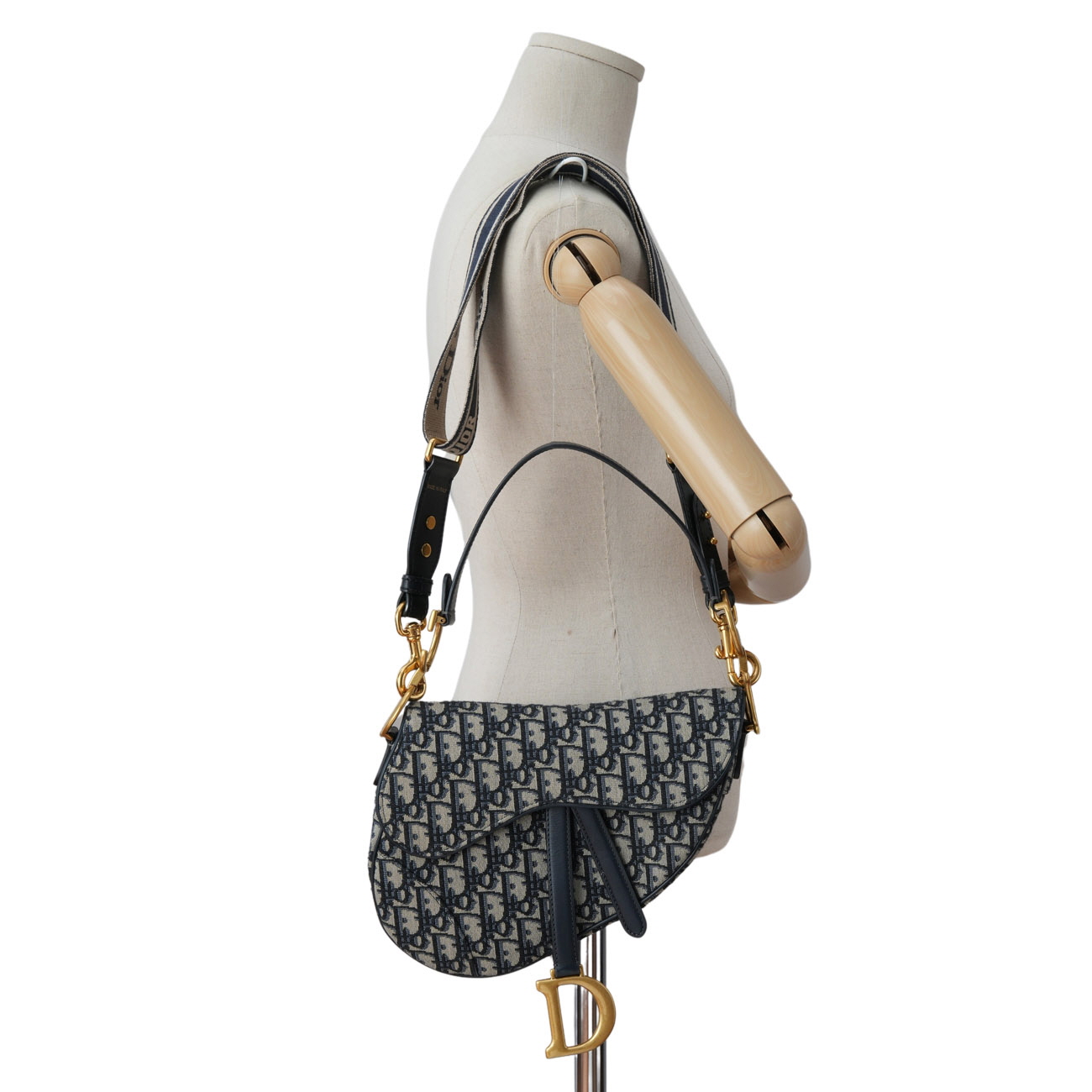 CHRISTIAN DIOR(USED)크리스찬디올 오블리크 새들백 미듐 & 스트랩